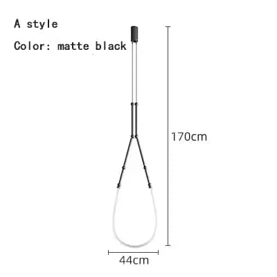 Lampe LED suspendue au design nordique moderne, luminaire décoratif d'intérieur, idéal pour une sall