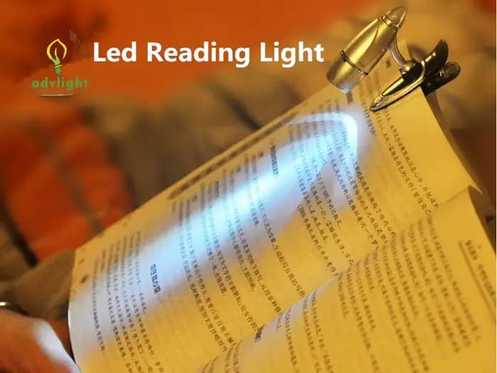 Led lecture livre lecteur de lumière lettre Clips style d'écriture de calligraphie pratique 1 W écon