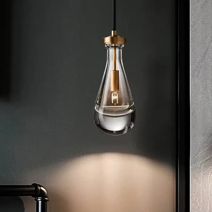 Lampe suspendue en verre au design moderne et luxueux, luminaire décoratif d'intérieur, idéal pour u