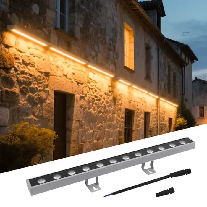 Lumière de rondelle murale AC220V IP65, LED en aluminium étanche, décoration extérieure, jardin, hôt