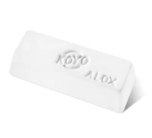 KOYO ALOX-5 composé de polissage blanc 320g finition miroir pour platine titane et métaux non ferreu