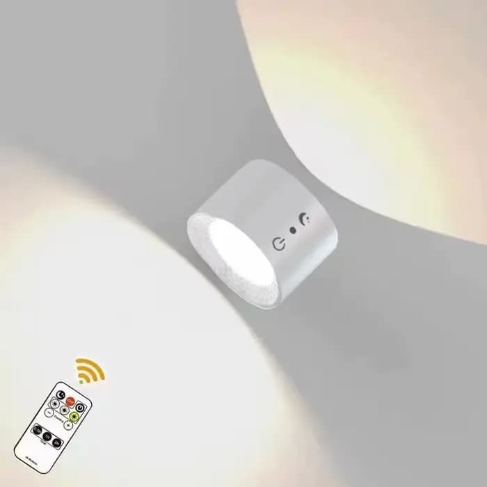 Lampe murale Led Double tête, commande tactile, télécommande rotative à 360 degrés, Recharge USB, ve