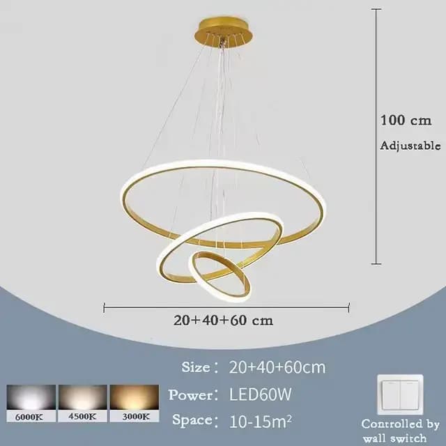 Lampe de salle à manger personnalité lustre Restaurant suspension lampe nordique moderne Simple sall