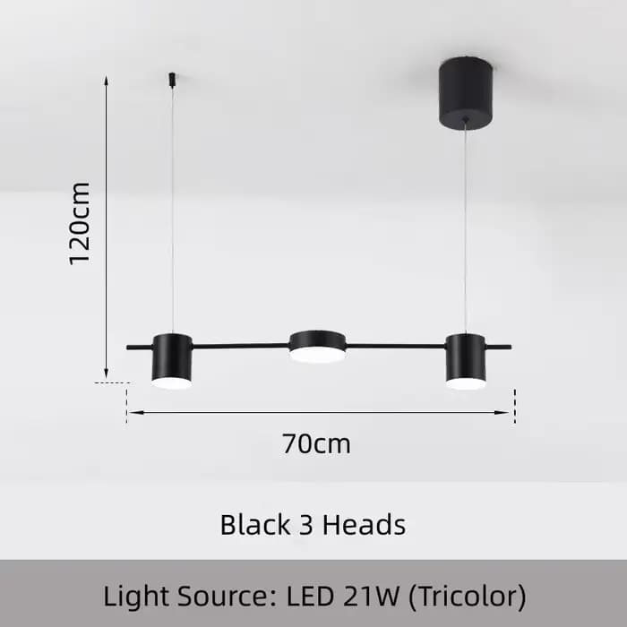 Suspension LED longue ligne pour restaurant, étude, cuisine, bureau, café, décoration de la maison,