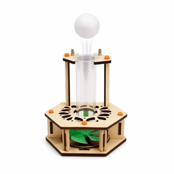 Kit d'expérimentation scientifique DIY avec boule à suspension d'air en bois, artisanat fait main po