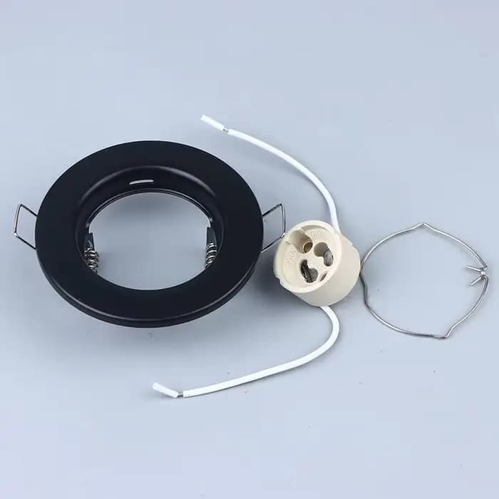 Supports de rétroéclairage ronds ; Adaptable pour ampoule LED MR16 GU10. Conception de projecteur en