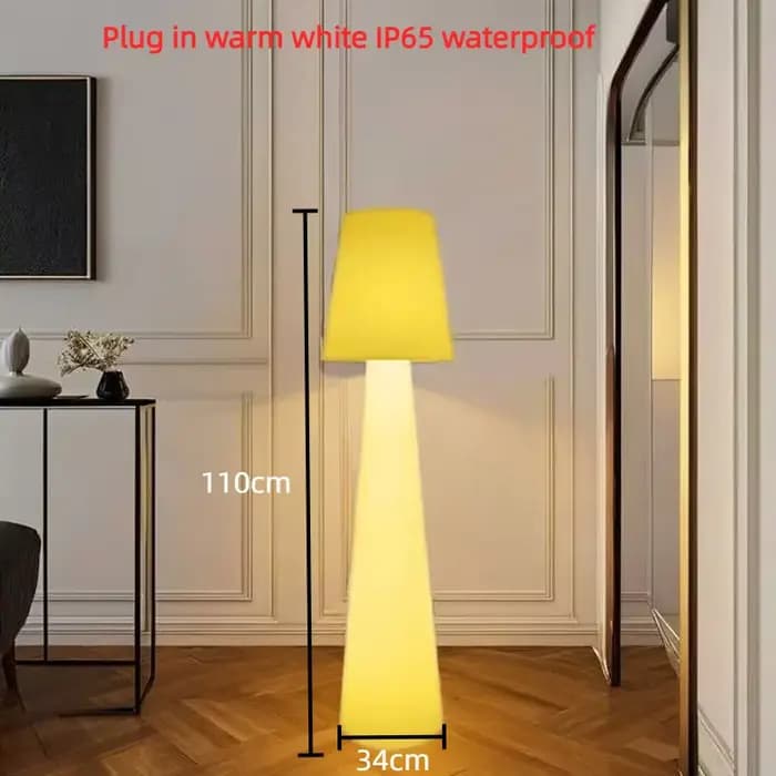 Moderne luxe extérieur/intérieur Rechargeable/solaire/prise paysage champignon lumière LED lueur hau