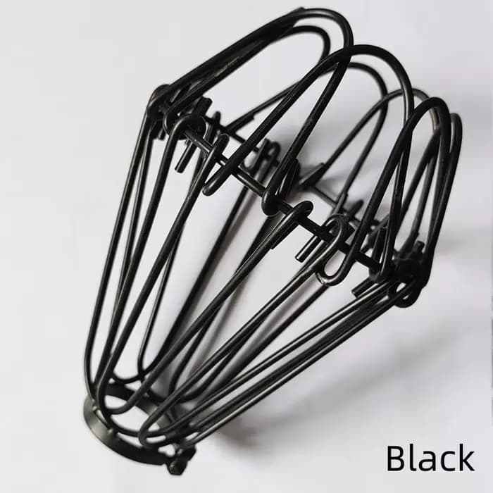 Abat-jour Industriel E27 Edison Vintage Cage pour Lampes, Éclairage DIY