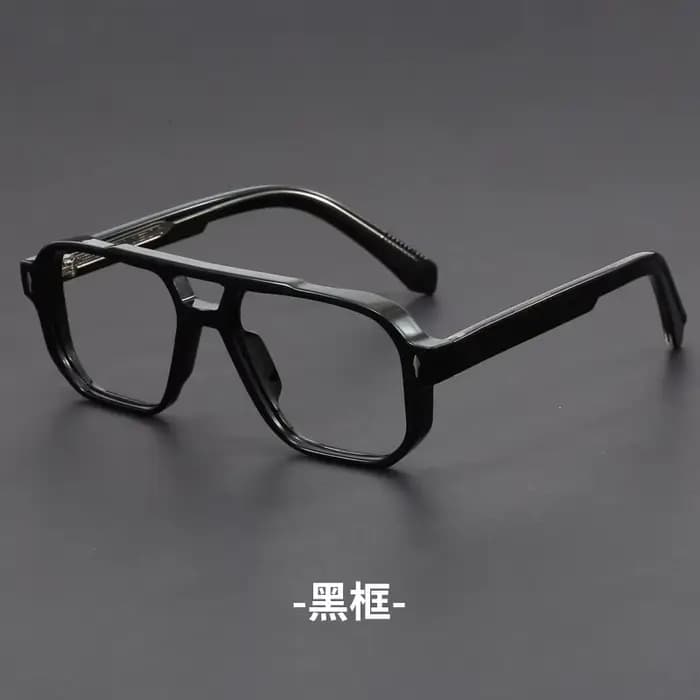 Double ponts Anti lumière bleue lunettes de lecture hommes rétro femmes lunettes carrées cadre mode