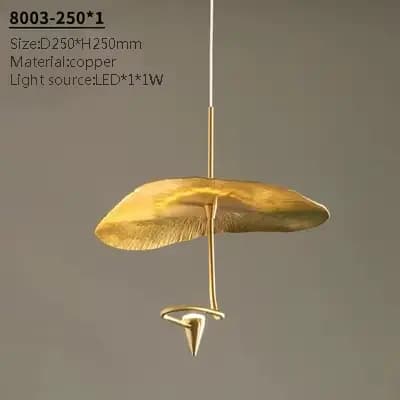 Plafonnier au Design Nordique Moderne en Cuivre, Luminaire Décoratif d'Nik, Idéal pour un Loft, un S