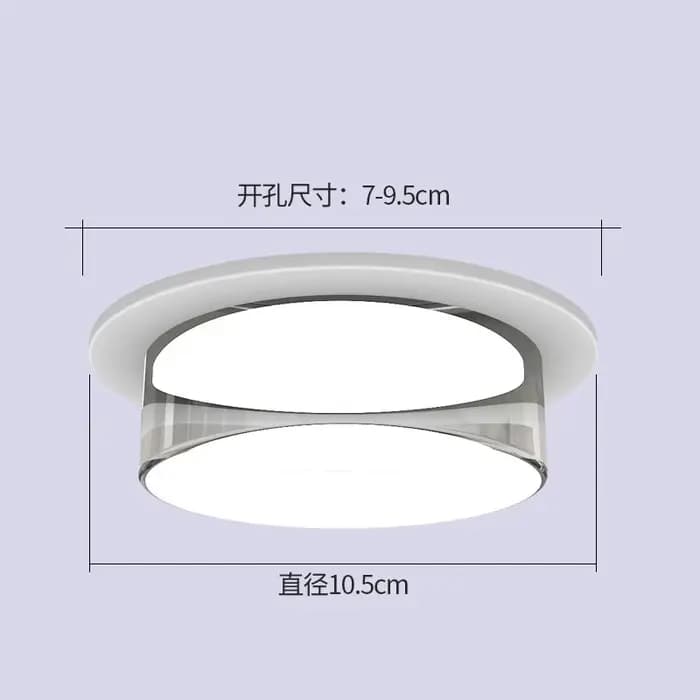 Plafonnier LED intégré en cristal pour la décoration de la maison, luminaires pour le salon, le porc