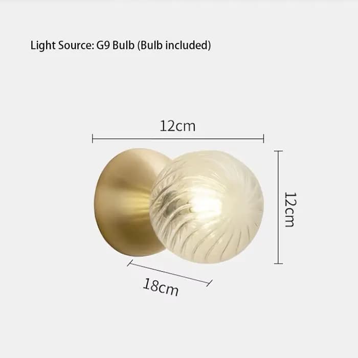 Lustre suspendu à bulles de verre nordique grand Foyer boule ronde plafonnier LED lustre de plafond