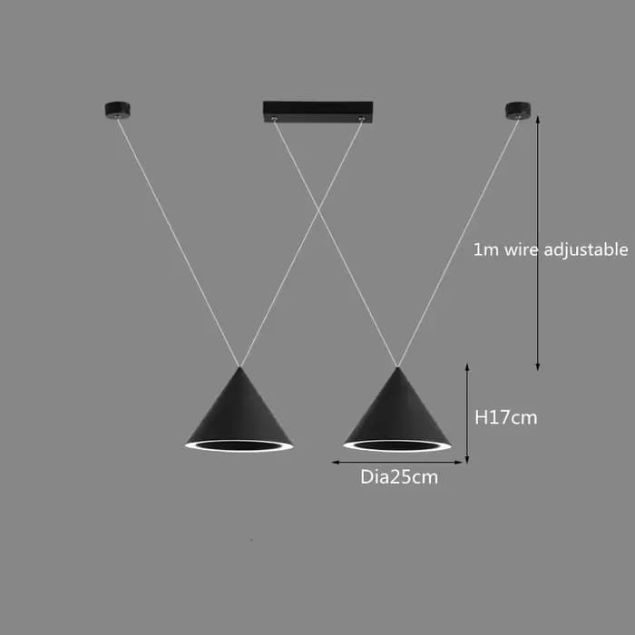 Lampe à pendentif LED moderne minimaliste îlot de cuisine suspension pour salon salon Bar boutique d