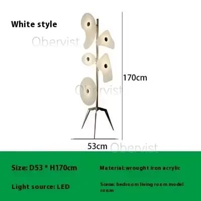 Lampe sur pied moderne et créative, design artistique, pour salon, chambre à coucher, chevet, éclair