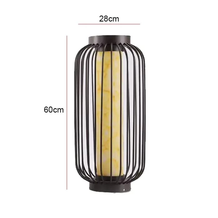 Lampe de cour extérieure, lampe de Table étanche rétro de pelouse chinoise, lampadaire d'atmosphère
