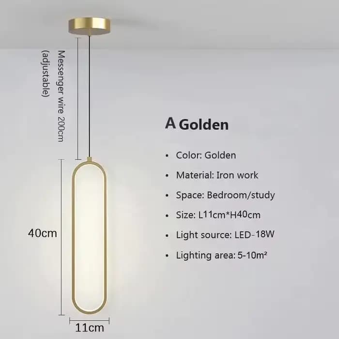 Lampes suspendues nordiques pour luminaire intérieur salon chambre Table à manger décoration de la m