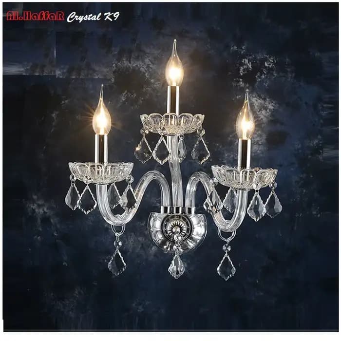 Applique Murale de Luxe en Clip de Style Européen, Luminaire Décoratif d'Nik, Idéal pour une Chambre