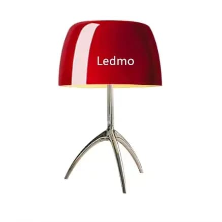 Abat-jour nordique moderne en verre coloré, lampe de bureau LED à trois pattes, adaptée à l'étude, à