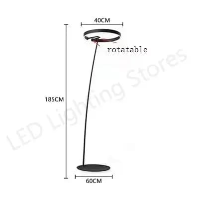 Lampadaire de pêche de luxe italien LED lumière sur pied pour salon canapé chambre étude Art moderne