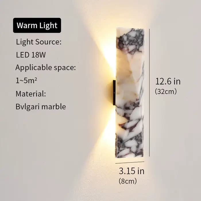 Applique murale LED extérieure en pierre, moderne, pour villa, porche, jardin, cour, éclairage mural