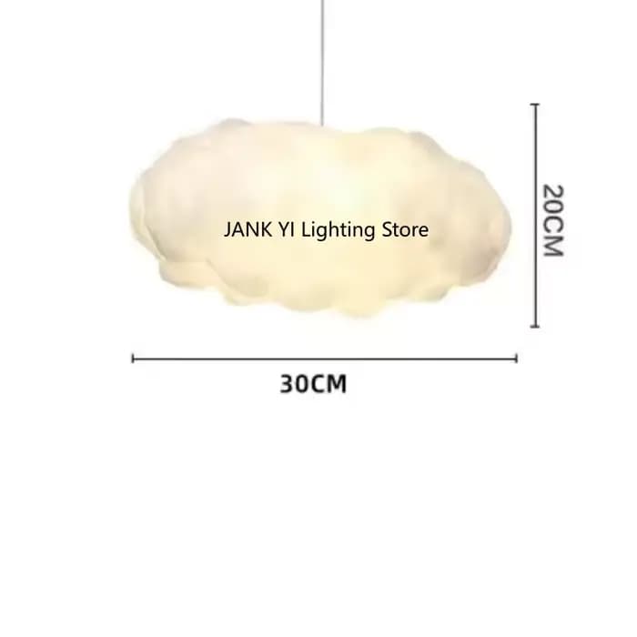 Luminaire suspendu en forme de nuage design pour salon, restaurant, éclairage décoratif intérieur en