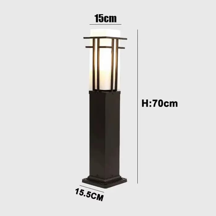 Lampe de jardin extérieure étanche pour cour, villa, paysage, décoration de cour, terrasse, pelouse,