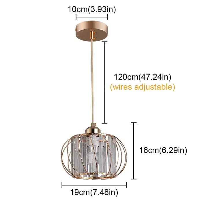 Plafonnier Suspendu en Clip au Design Moderne, Luminaire Décoratif de Plafond, Idéal pour une Cuisin