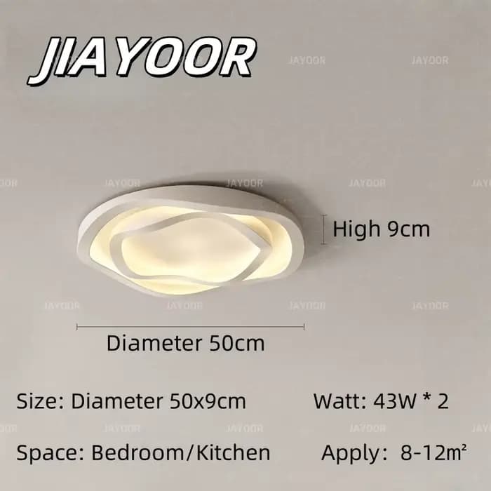 Plafonnier LED rond moderne salon chambre cuisine Table à manger minimaliste décoration de la maison