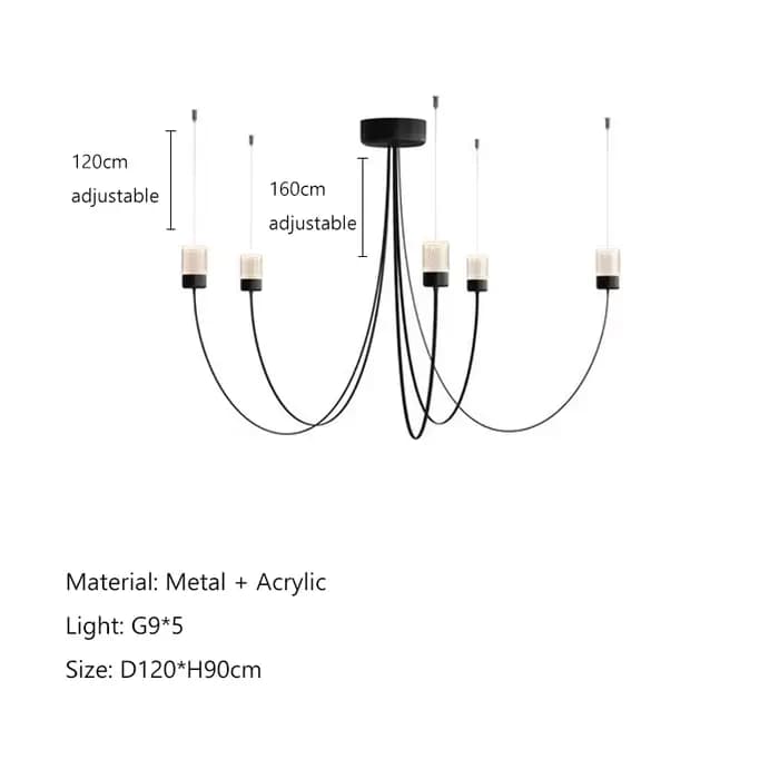Plafonnier LED au design nordique moderne, éclairage d'intérieur, luminaire décoratif de plafond, id