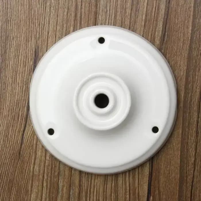 Capuchon de lampe Edison en céramique avec montage de plafonnier décoratif en céramique DIY, suspens
