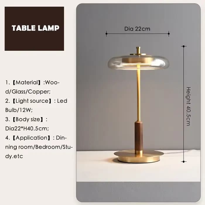 Lampadaire moderne de luxe or Lustre verre champignon métal Art Design lumière pour chambre salon ét