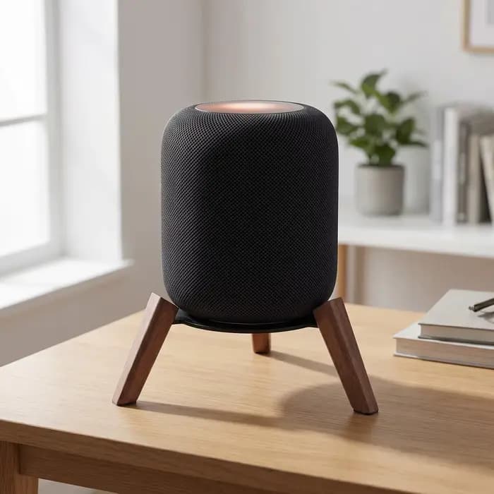 Support en bois massif pour HomePod 1 et 2e génération, support d'enceinte antidérapant, réduit les