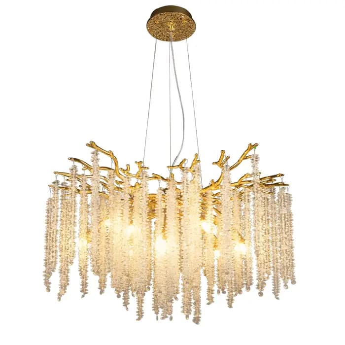 Lustre de plafond en cristal pour cuisine, salle à manger, salon, luxe, moderne