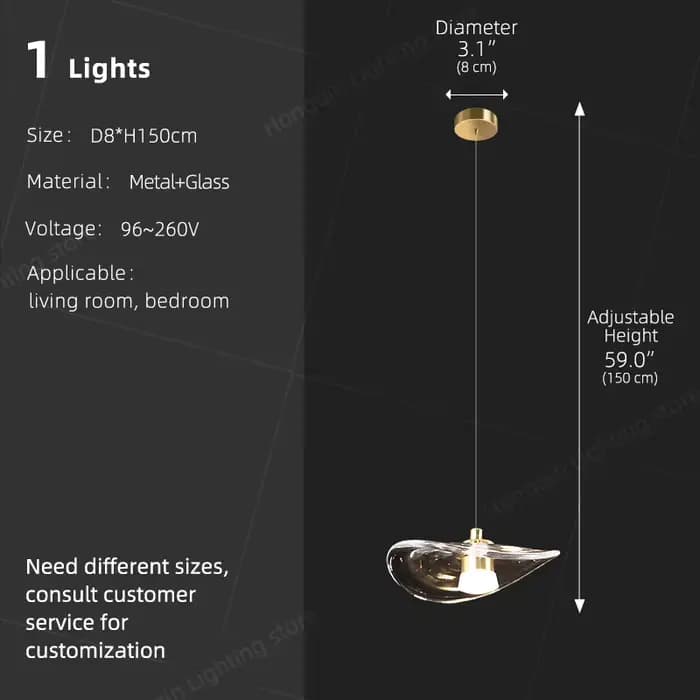 Lustre en verre moderne et minimaliste pour escalier à haut plafond, villa, duplex, loft, éclairage
