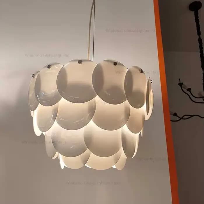 Lampe en céramique blanche au design danois moderne, lustre Pembridge, lumière qualifiée ale créative pour chambre à coucher, salon, décoration d'intérieur, lampe de salle à manger