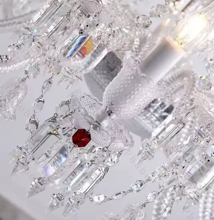Lustre en cristal de luxe à 18 lumières pour Villa salon lampe suspendue moderne pour Restaurant chambre grand escalier suspension