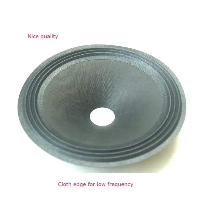 Lot de 4 cônes en papier pour haut-parleur de 8 pouces (198x30.8x40mm) avec suspension en tissu, pièces de rechange audio DIY, accessoire pour woofer