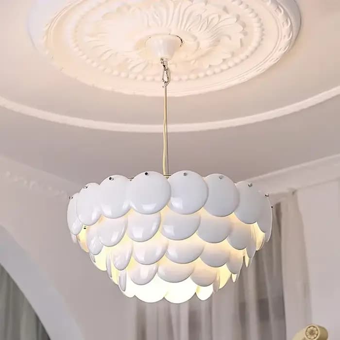 Lampe en céramique blanche au design danois moderne, lustre Pembridge, lumière qualifiée ale créative pour chambre à coucher, salon, décoration d'intérieur, lampe de salle à manger