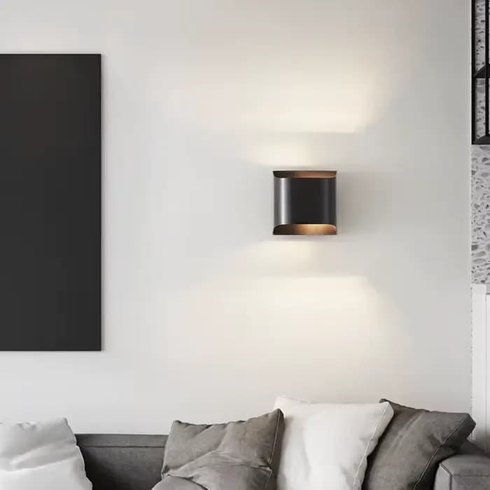 Applique murale LED moderne en laiton, pour Foyer, chambre à coucher, salle à manger, allée, ampoule G9 G4, corps doré et noir, éclairage d'ambiance minimaliste