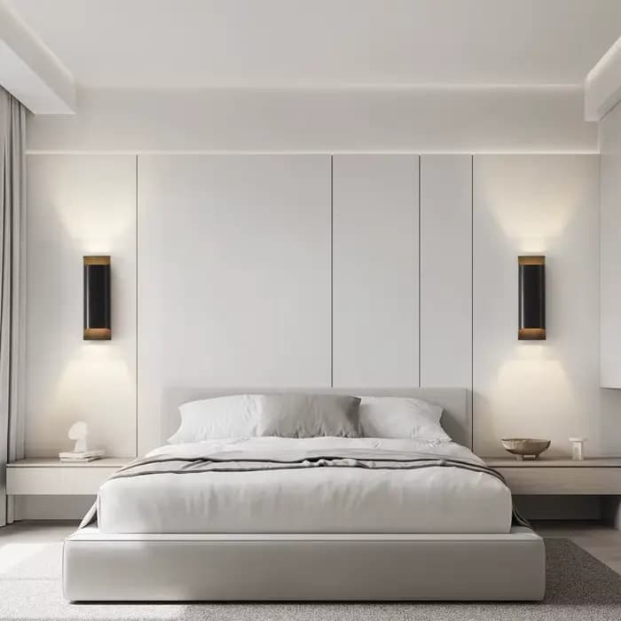Applique murale LED moderne en laiton, pour Foyer, chambre à coucher, salle à manger, allée, ampoule G9 G4, corps doré et noir, éclairage d'ambiance minimaliste