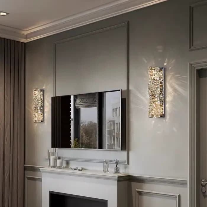 Applique Murale LED en Clip au Design Moderne et Luxueux, Luminaire Décoratif d'Nik, Idéal pour un Salon, un Couloir, un oral et ou un Hôtel