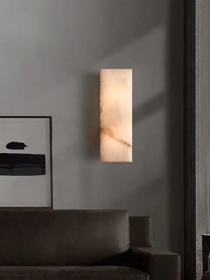 Applique murale LED en marbre d'extérieur, étanche IP65, pour porche, Villa, porte d'entrée, décoration de jardin, applique murale