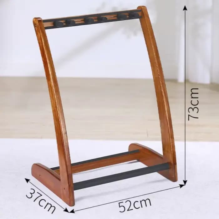 Support de guitare multi-rangées en bois massif, support de guitare sur pied réglable et Stable de haute qualité, accessoires pour instruments de musique