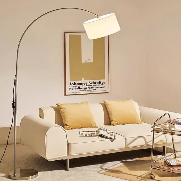 Lampe de pêche moderne lampadaire salon canapé lumières luxe minimaliste appartement LED éclairage décoratif chambre lampe de chevet