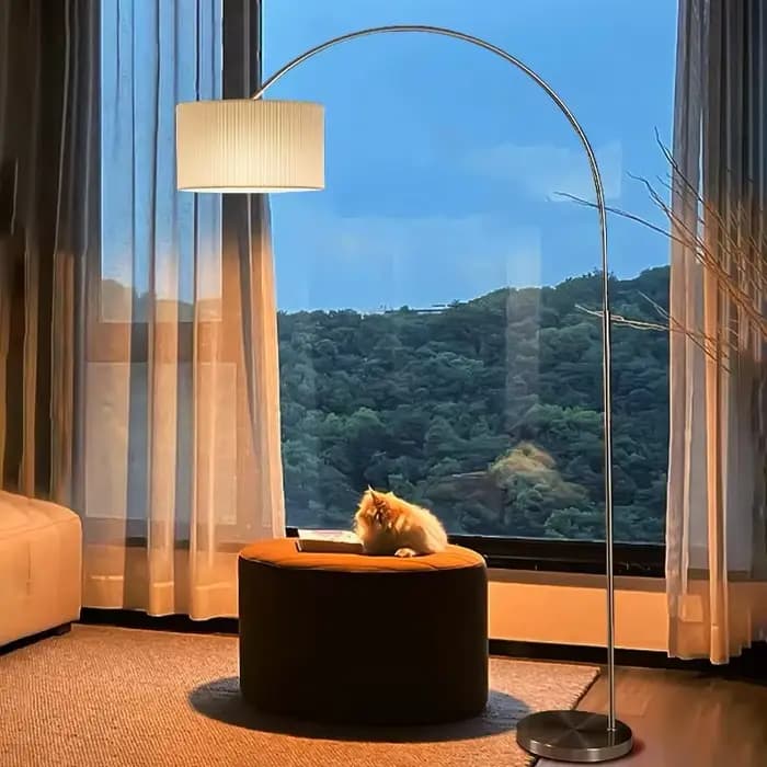 Lampe de pêche moderne lampadaire salon canapé lumières luxe minimaliste appartement LED éclairage décoratif chambre lampe de chevet