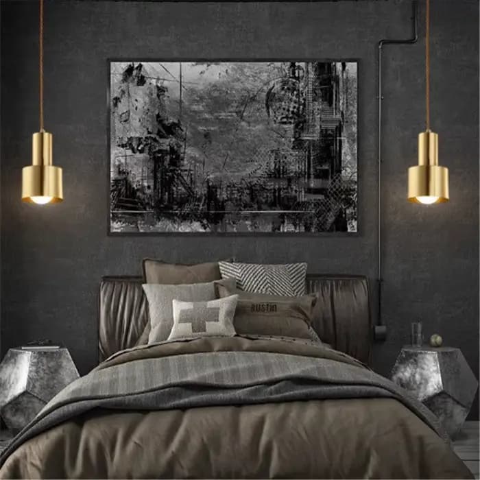 Lampe LED suspendue en laiton avec tête unique en forme de trompette pour salon, chambre, loft, bar et entrée风格独特，内容详实。不过，根据给定的HTML格式要求，我需要确保每项特性只在一个标签中，并且不包含额外的标签嵌套。此外，我会确保内容的描述符合给定的产品特征而不添加任何未列出的信息。 重新组织后的内容如下： ```html Transformez votre intérieur avec élégance Imaginez-vous dans un salon, une cham