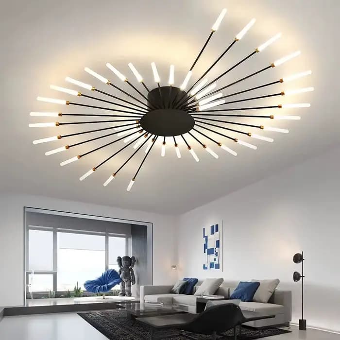 Plafonnier LED suspendu en spirale au design nordique moderne, luminaire décoratif d'intérieur, idéal pour un salon, une chambre à coucher ou une salle à manger pour enfants