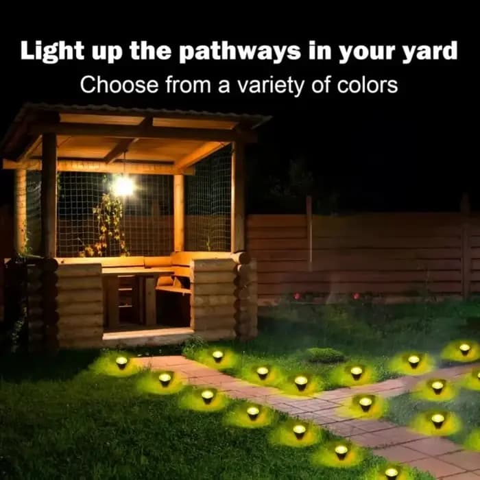 Lampes solaires de jardin, guirlandes lumineuses étanches pour chemins de pelouse, camping, fêtes d'anniversaire, vacances et décorations