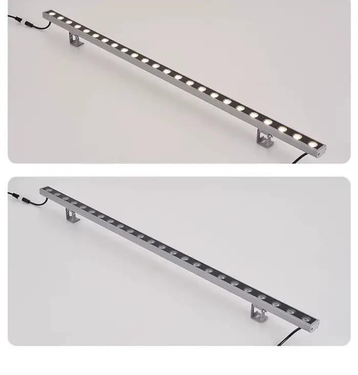 LED mur rondelle paysage lumière DC24V lumières extérieures mur linéaire lampe projecteur 100 cm wallwasher Led IP65 étanche extérieur