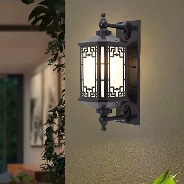 Lampe murale extérieure super lumineuse et étanche pour villa, terrasse, couloir, entrée, cour, éclairage moderne, montage mural extérieur